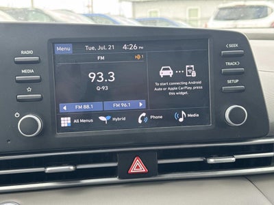 2025 Hyundai Elantra Hybrid Blue