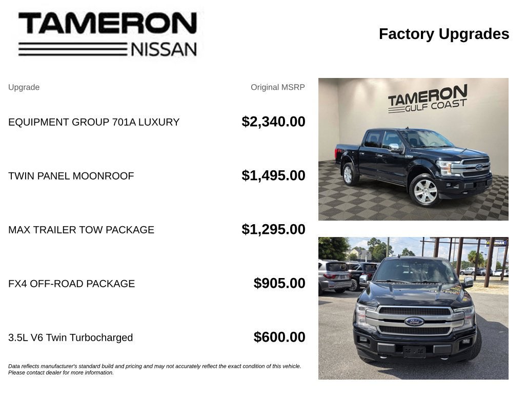 2020 Ford F-150 Platinum