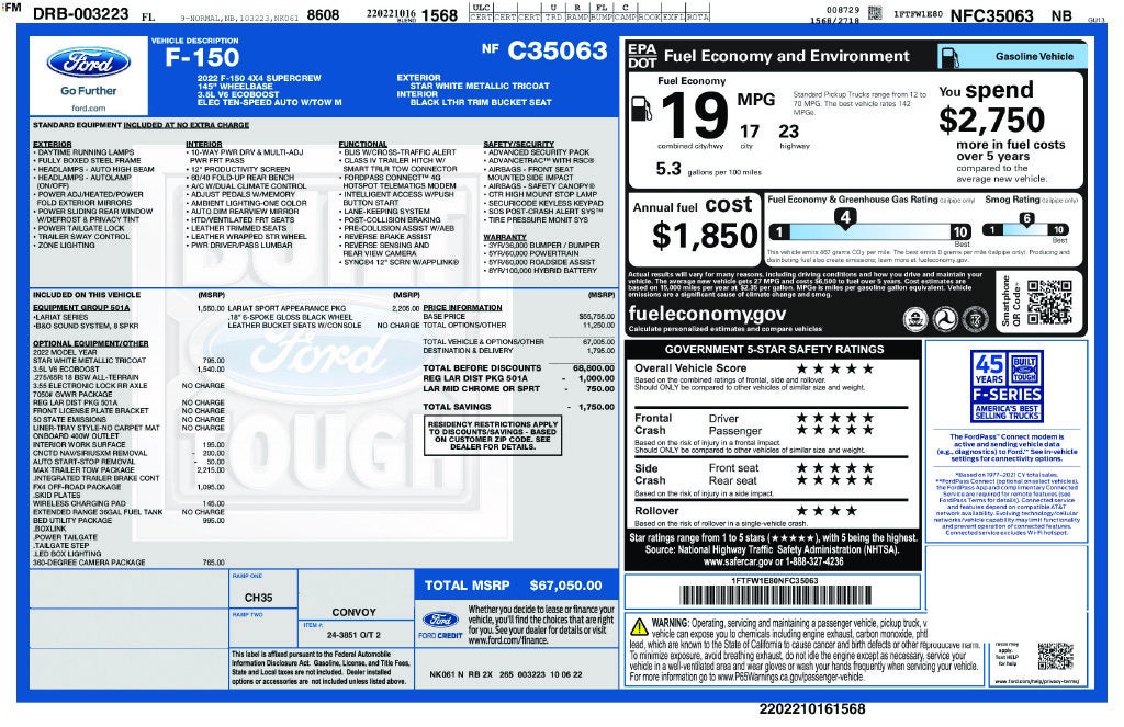 2022 Ford F-150 Lariat