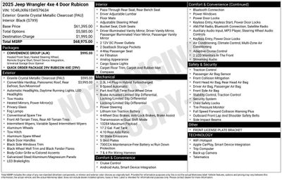 2025 Jeep Wrangler Rubicon 4xe