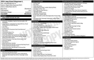 2024 Jeep Grand Wagoneer L Base