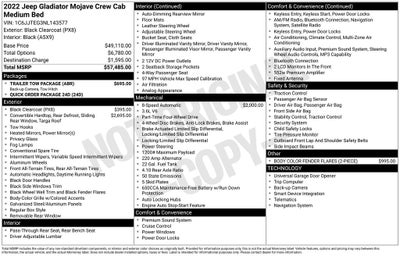 2022 Jeep Gladiator Mojave