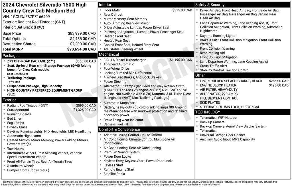 2024 Chevrolet Silverado 1500 High Country