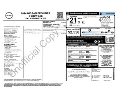 2024 Nissan Frontier S