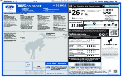 2021 Ford Bronco Sport Base