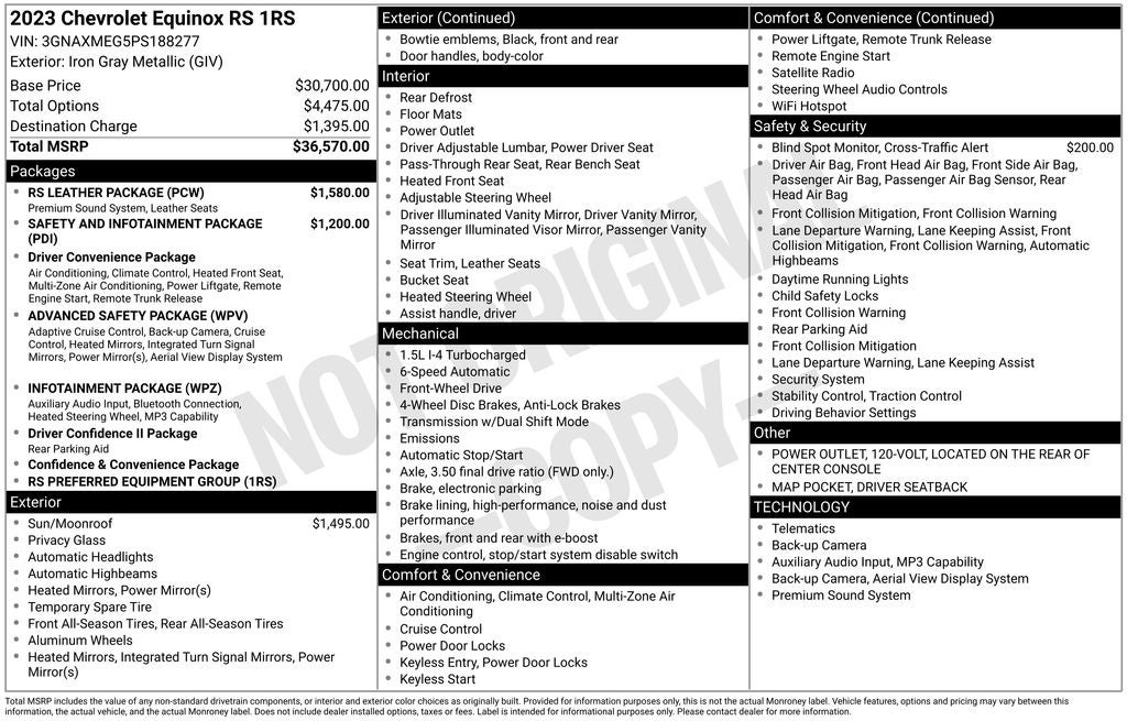 2023 Chevrolet Equinox RS