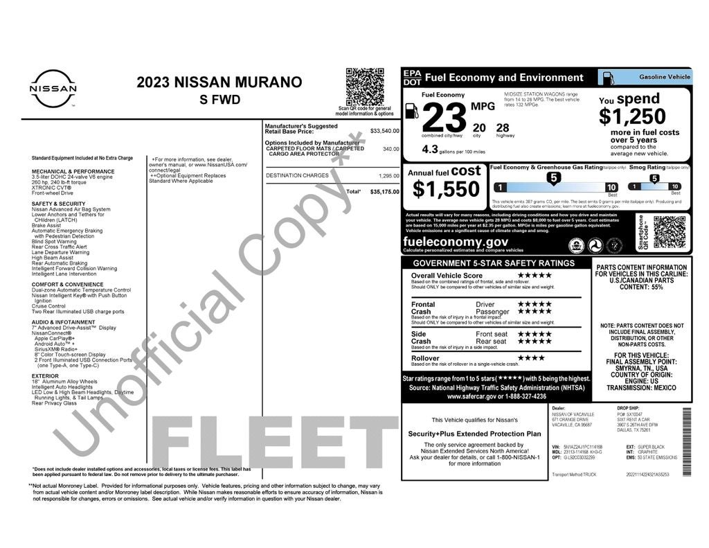 2023 Nissan Murano S