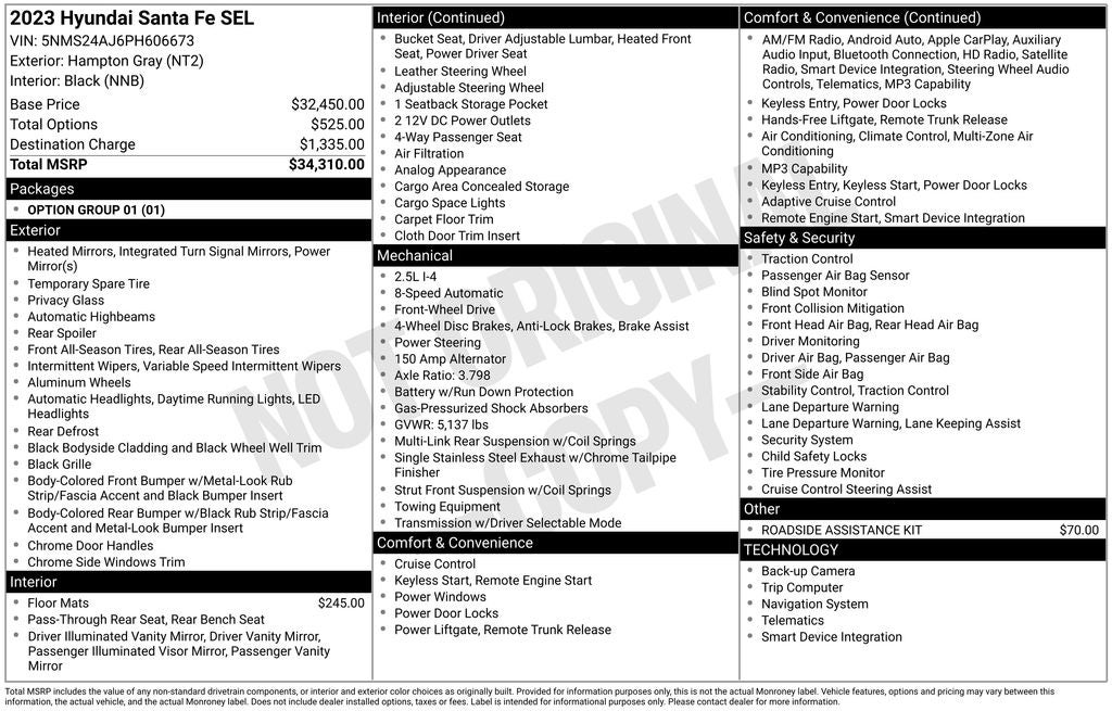 2023 Hyundai Santa Fe SEL