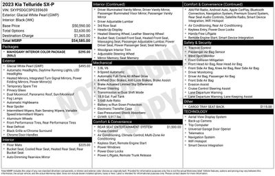 2023 Kia Telluride SX-Prestige