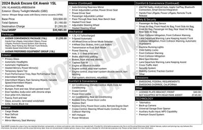 2024 Buick Encore GX Avenir