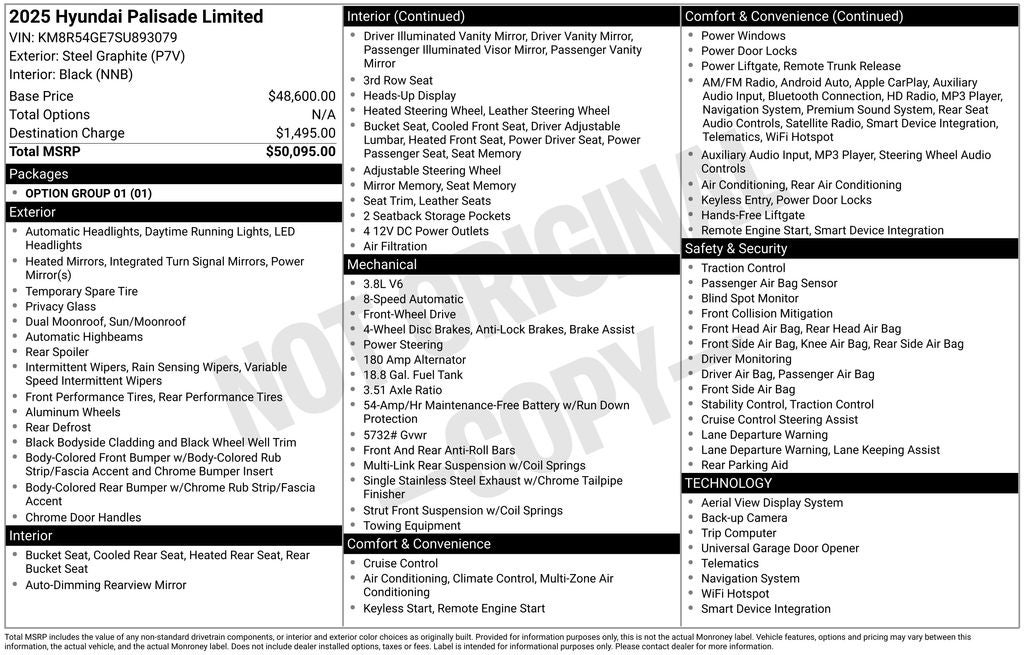 2025 Hyundai Palisade Limited